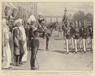 The Moorish Mission at Berlin, the installation of Prince Eitel Friedrich in the 1st Foot Guards at Potsdam